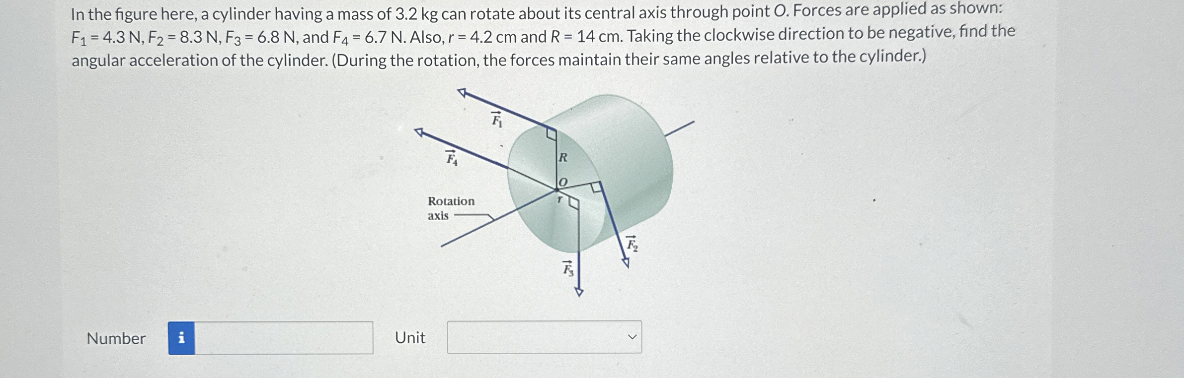 Question 9 ﻿In the figure here, a cylinder having a | Chegg.com