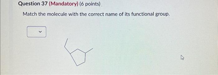 Solved Match the molecule with the correct name of its | Chegg.com