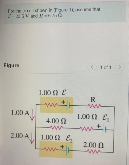 Solved For the circuit shown in (Figure 1), assume that ε= | Chegg.com