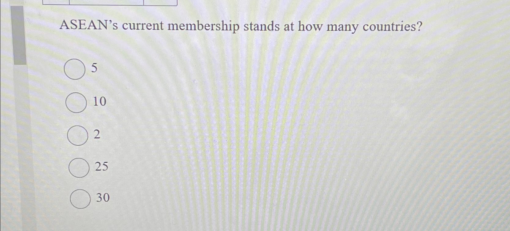 ASEAN S CURRENT MEMBERSHIP STANDS AT HOW MANY COUNTRIES visual data 2