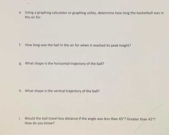 Solved 2) A basketball player on the ground throws a