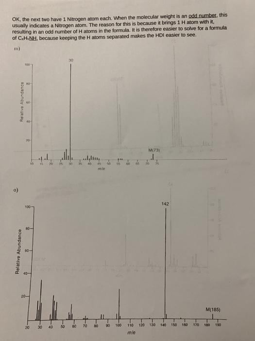 Solved Mass Spectrometry Practice Problems For each | Chegg.com