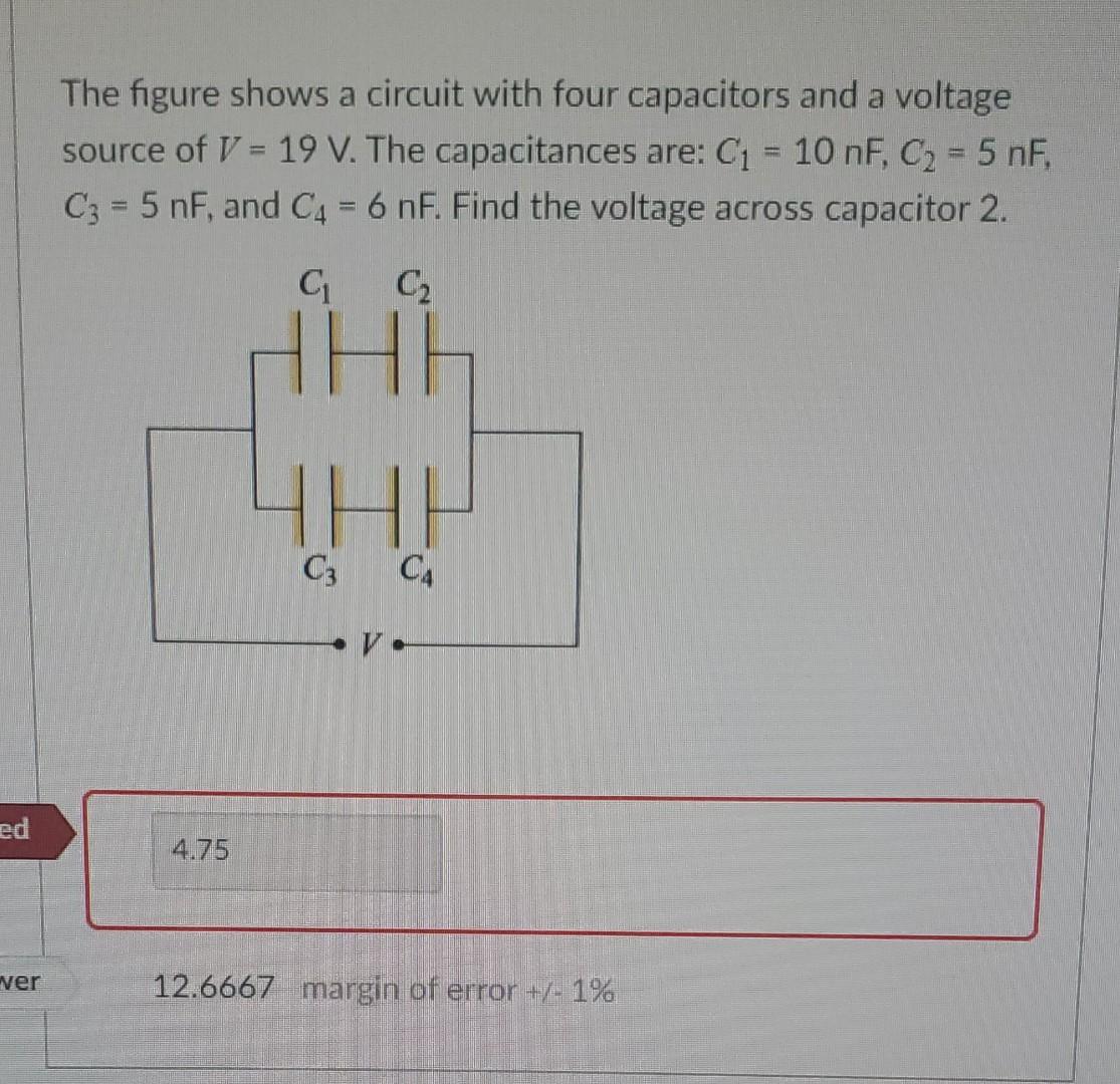 Solved The Figure Shows A Circuit With Four Capacitors And, 59% OFF