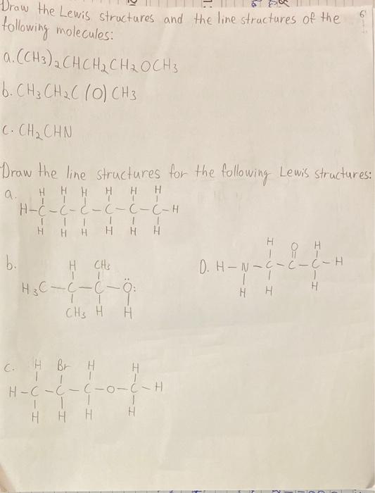 lewis structures for ch ch2 ch2