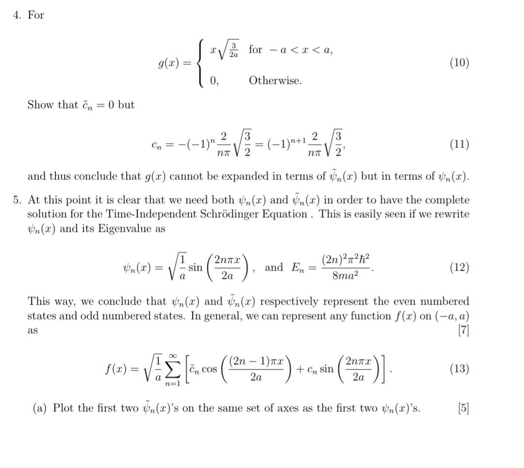 Solved Consider the infinite square potential given by 0, | Chegg.com