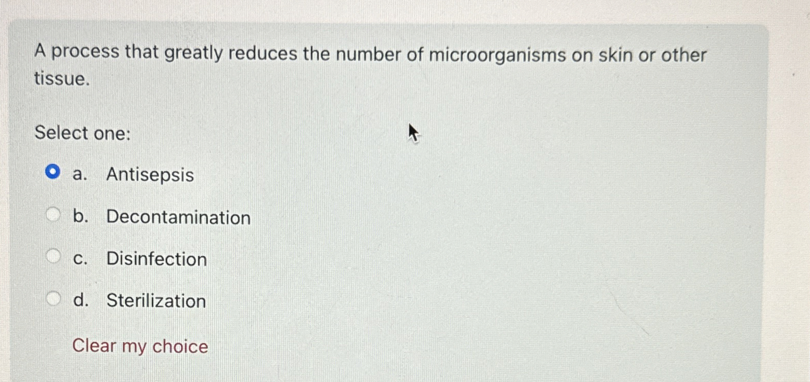 Solved A process that greatly reduces the number of