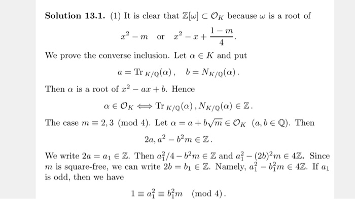 Problem 17 24 Let M 0 1 Be A Square Free Chegg Com