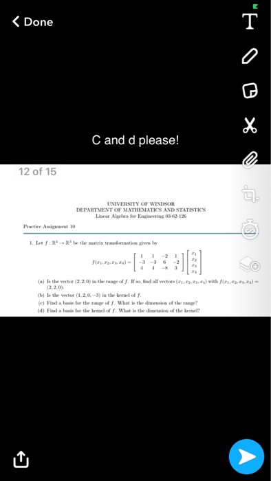 Solved т Done х C and d please! 12 of 15 UNIVERSITY OF | Chegg.com