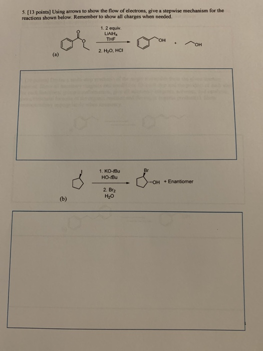 5 13 Points Using Arrows To Show The Flow Of Chegg Com