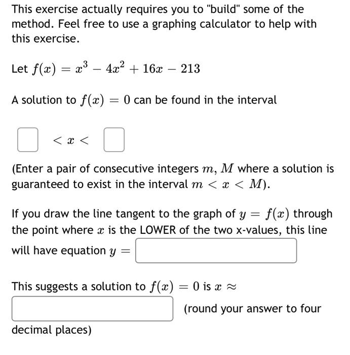 Solved This exercise actually requires you to "build" some | Chegg.com