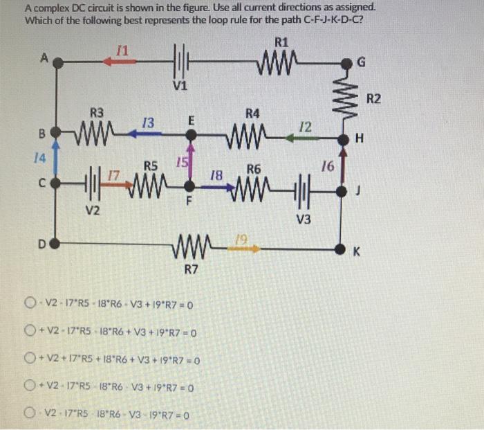 Solved A complex DC circuit is shown in the figure Use all
