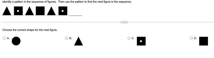 Solved Identify a pattern in the sequence of figures. Then | Chegg.com