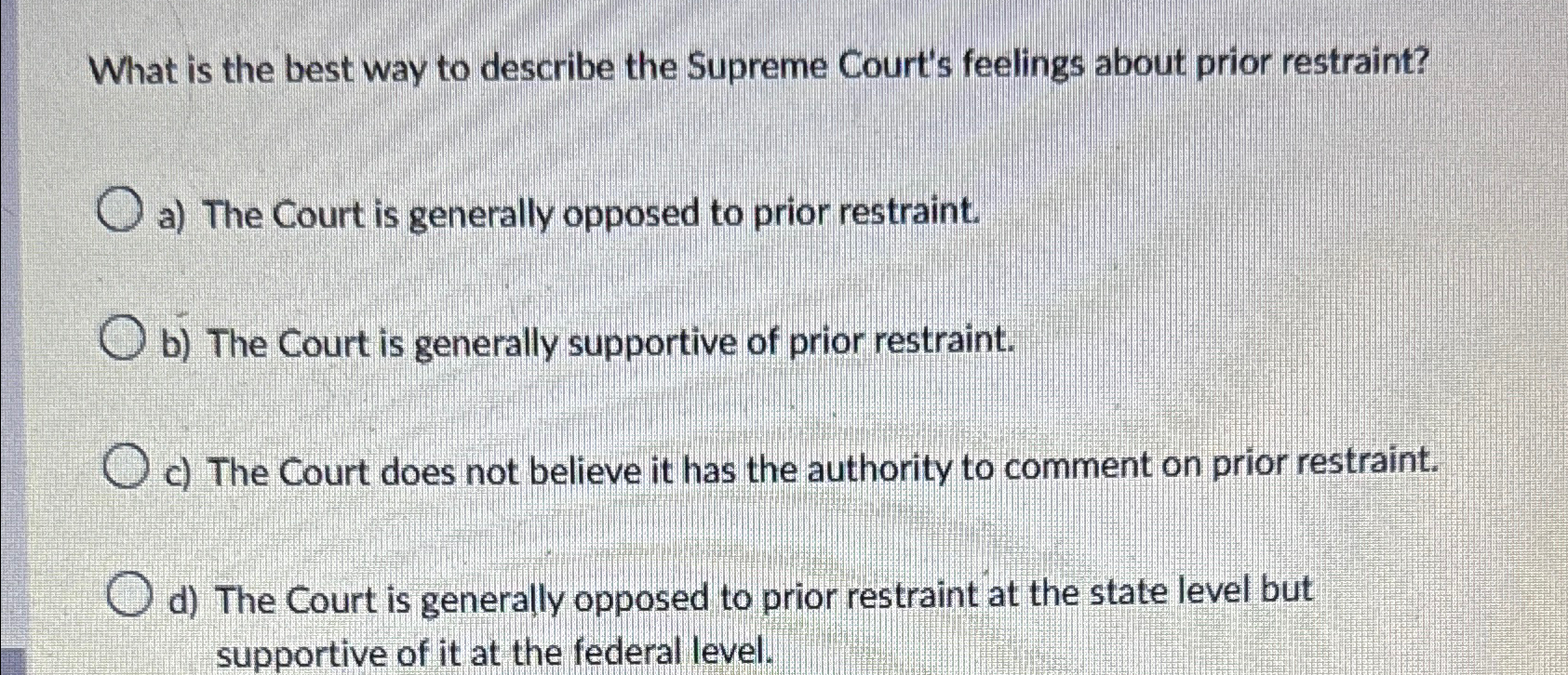 Describe the shop supreme court