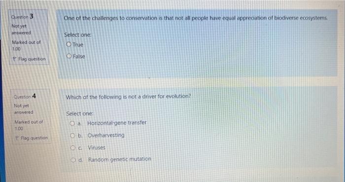 Solved Question 3 Not Yet Answered Marked Out Of 1 00 Flag