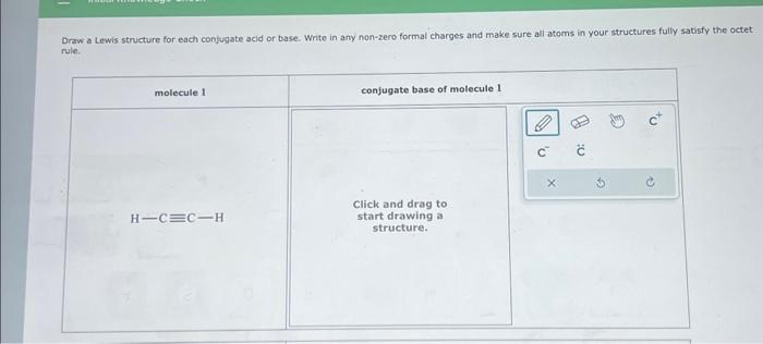 Solved Draw a Lewis structure for each conjugate acid or | Chegg.com
