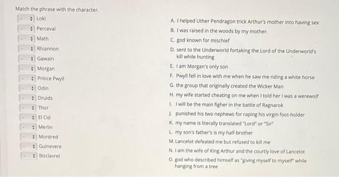 Solved Match the phrase with the character Gangbang 700x366 Adult Pic Hq Solved Match the phrase with the character photo picture