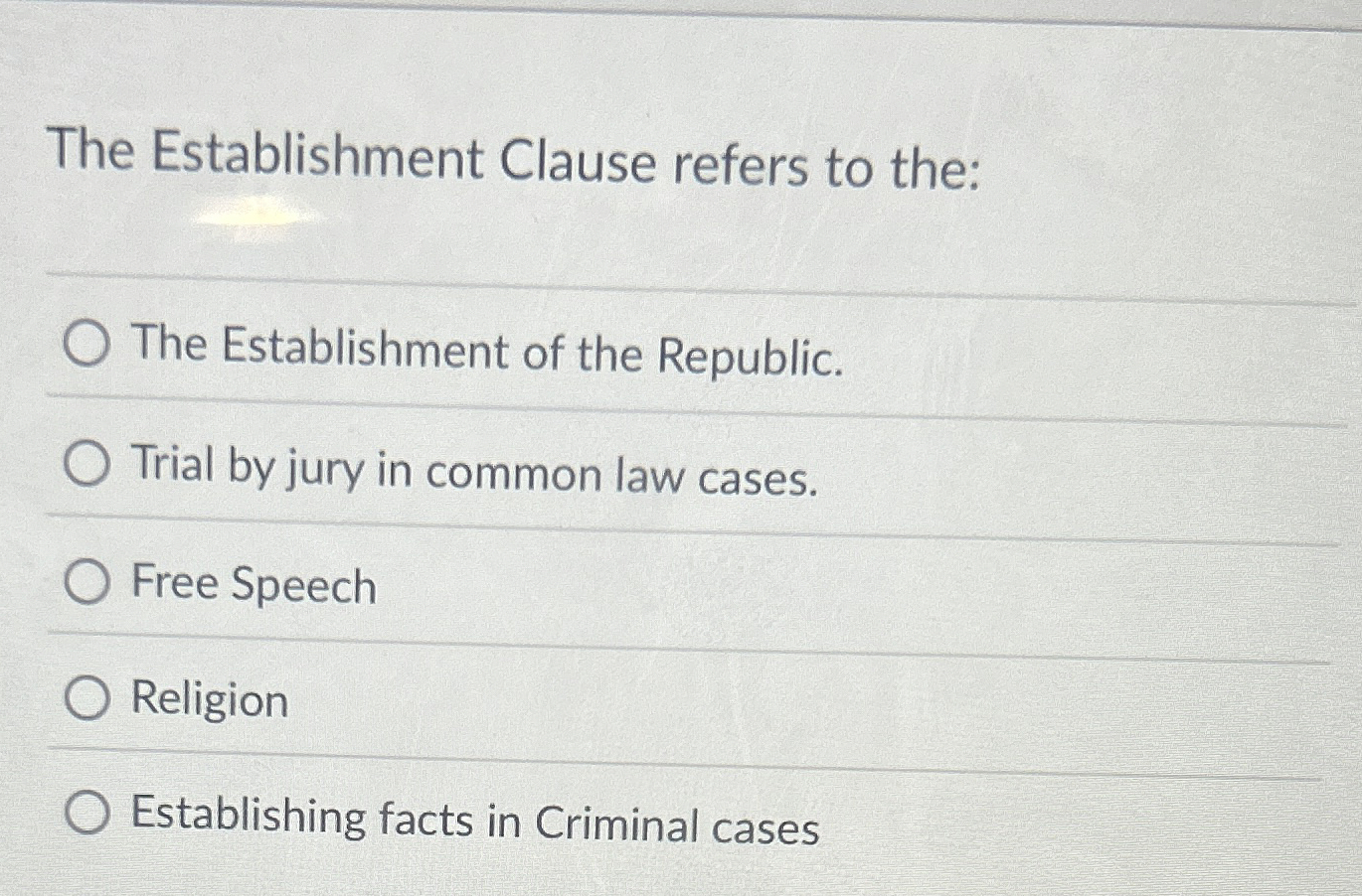 Establishment clause cases best sale