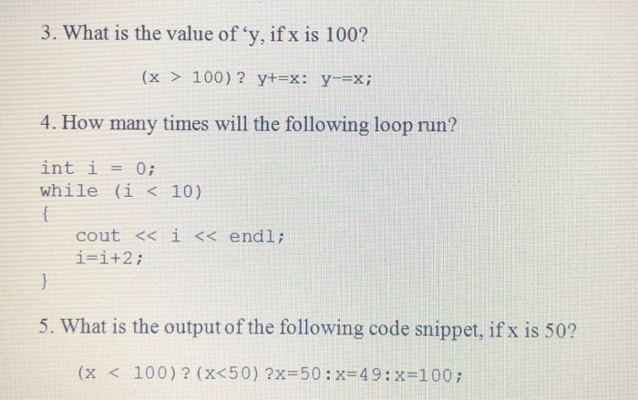 Solved 3 What Is The Value Of Y If X Is 100 4 How Man Chegg Com