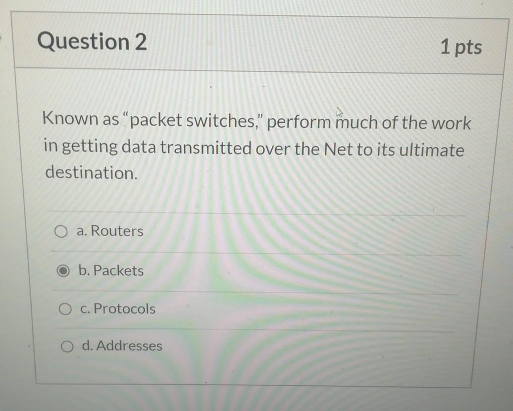 Solved D Question 1 1 pts How does the individual come to be | Chegg.com