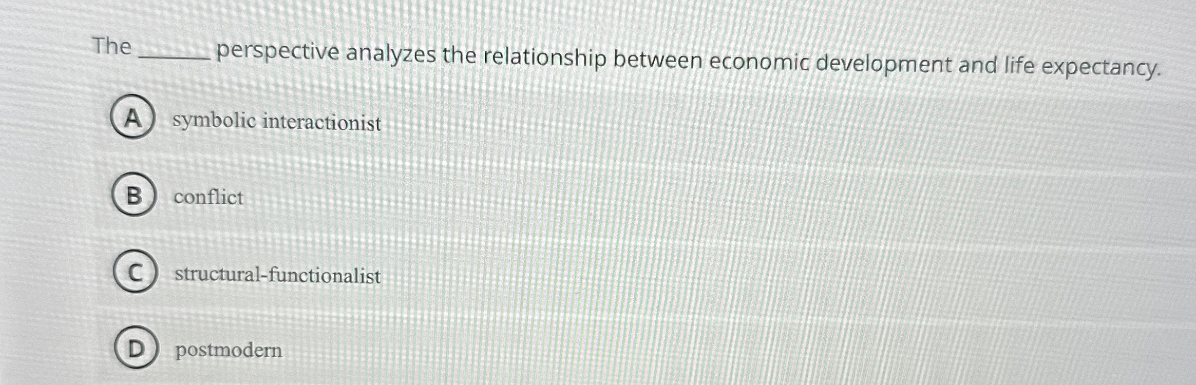 Solved The perspective analyzes the relationship between