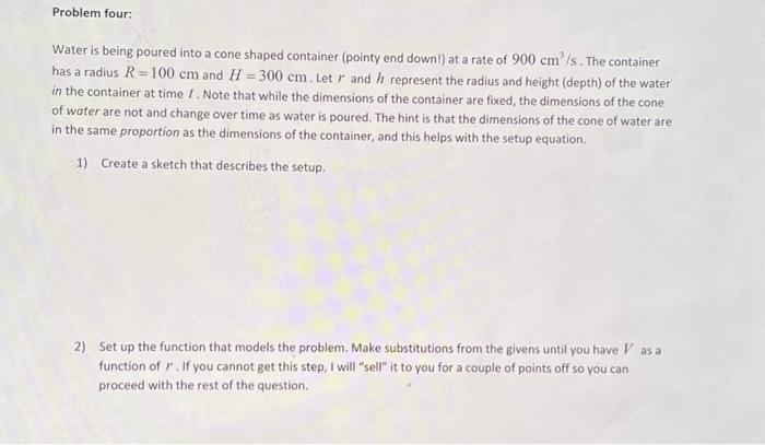 Solved 3) Answer the related rates question: How fast are | Chegg.com