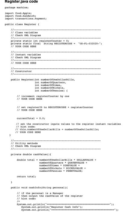 7) In your Controller.java file. Write the code for | Chegg.com