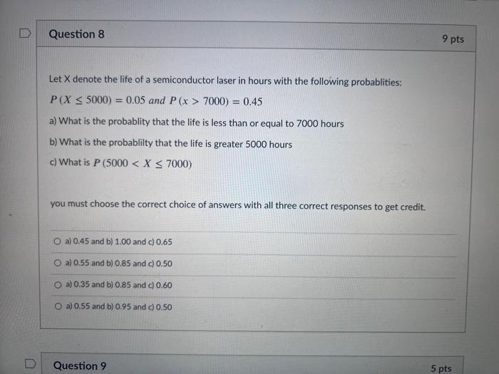 Solved Question 1 3 pts What catagory of variable has its | Chegg.com