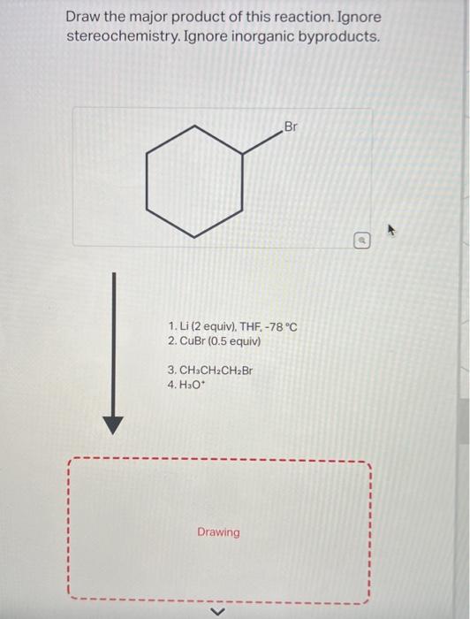 Solved (a) Draw the major product of this reaction. Ignore | Chegg.com