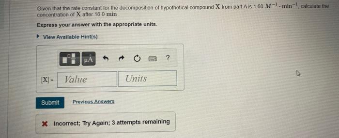 Solved What Is The Rate Law For The Following Mechanism In | Chegg.com