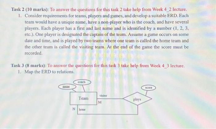 Solved Instruction to answer the following tasks: - Take a | Chegg.com