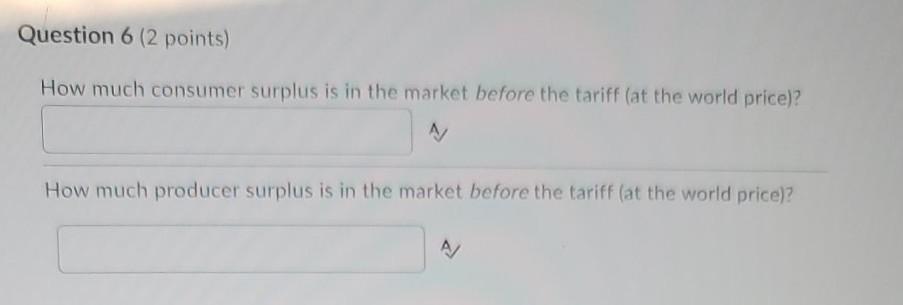 Solved Question 2 (2 points) Saved Suppose the domestic | Chegg.com