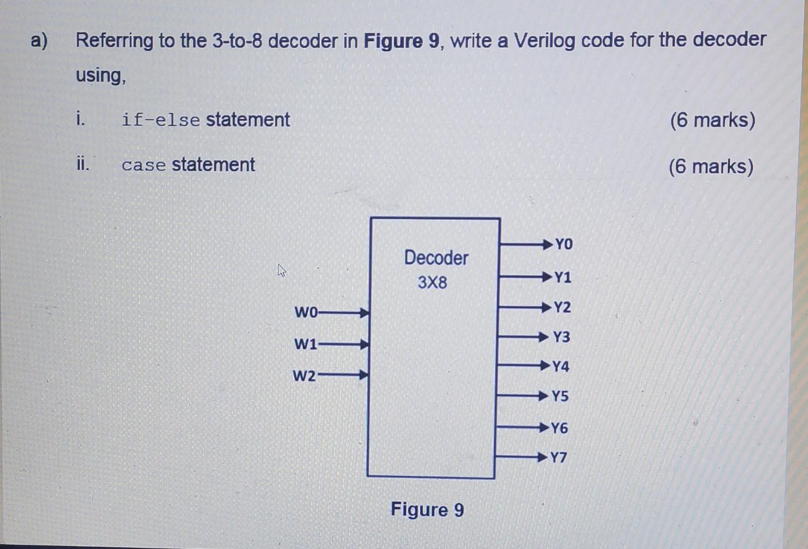 3 to 8 decoder verilog code using case statement