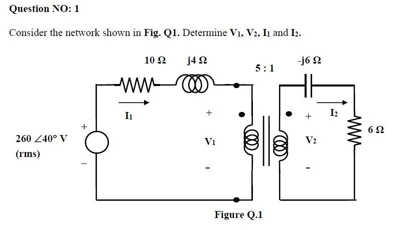 Solved Question NO: 1 Consider the network shown in Fig. 21. | Chegg.com