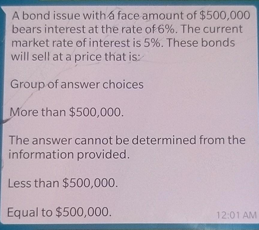 solved-a-bond-issue-with-a-face-amount-of-500-000-bears-chegg