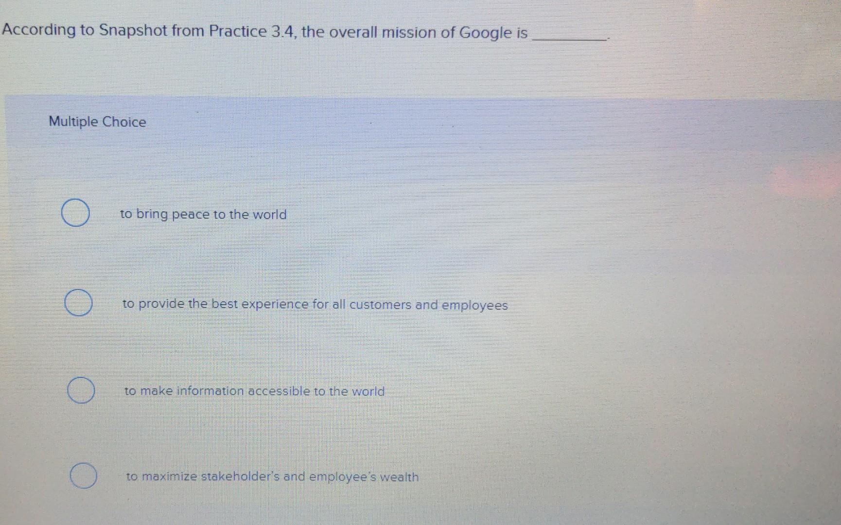 Solved According to Snapshot from Practice 3.4, the overall | Chegg.com