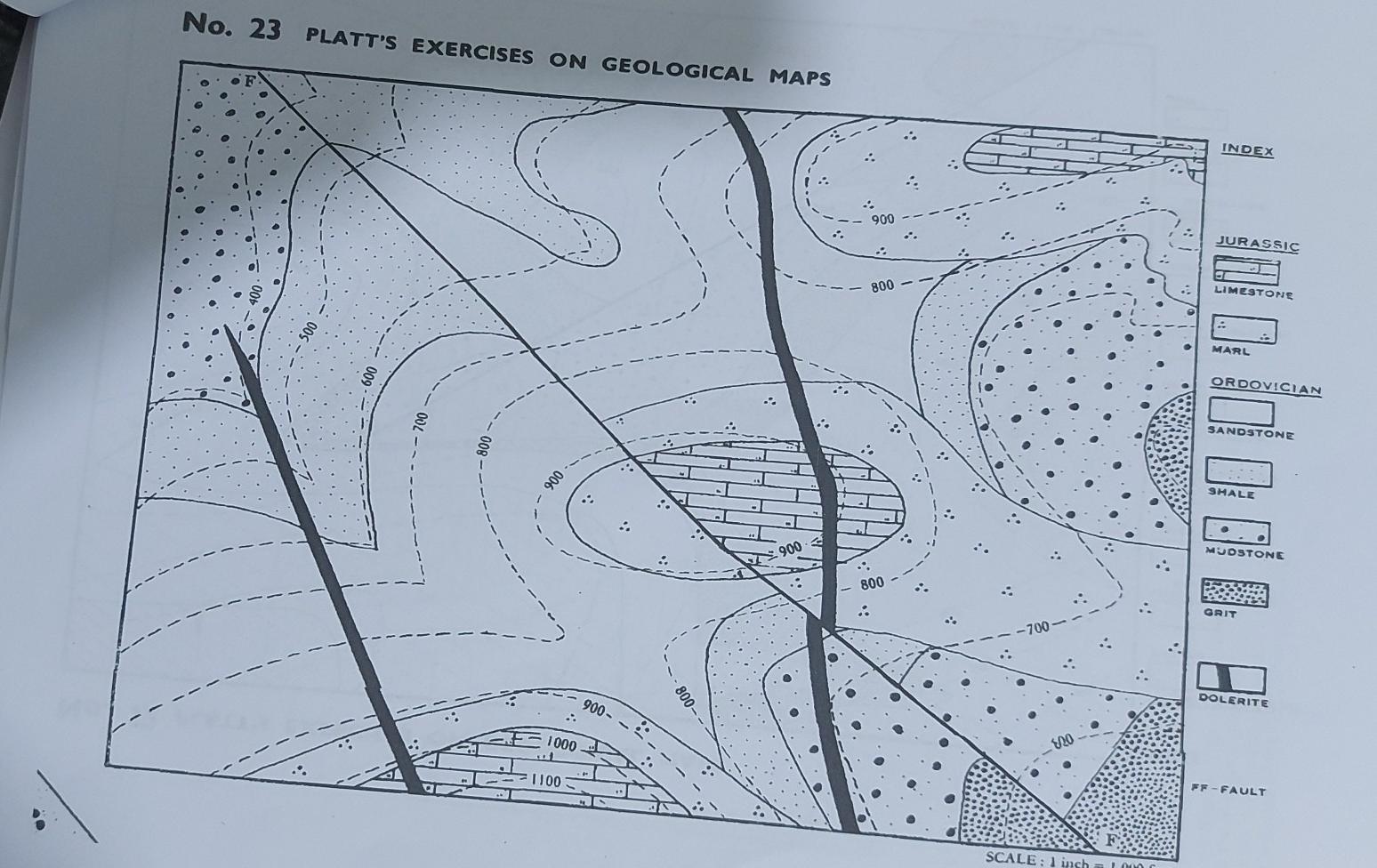 Solved Structural Geologic In The Following Figure In The | Chegg.com