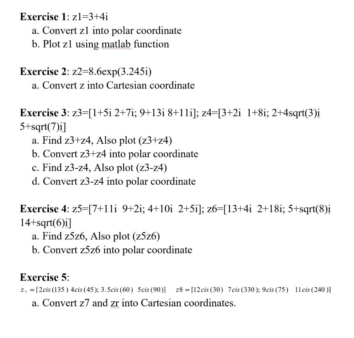 Solved do exercise 4 and 5 with math lab the app is free | Chegg.com