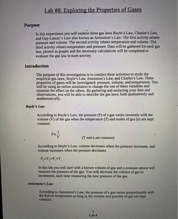 Ideal Gas Law Gizmo Answer Key Pdf