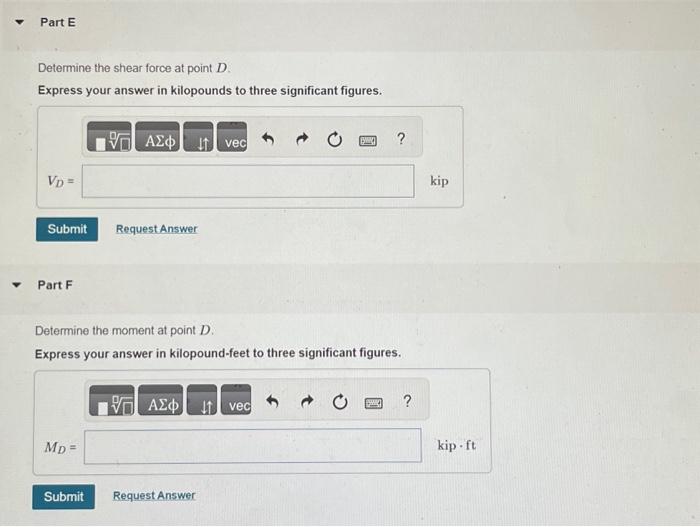 Determine the normal force at point C. Express your | Chegg.com