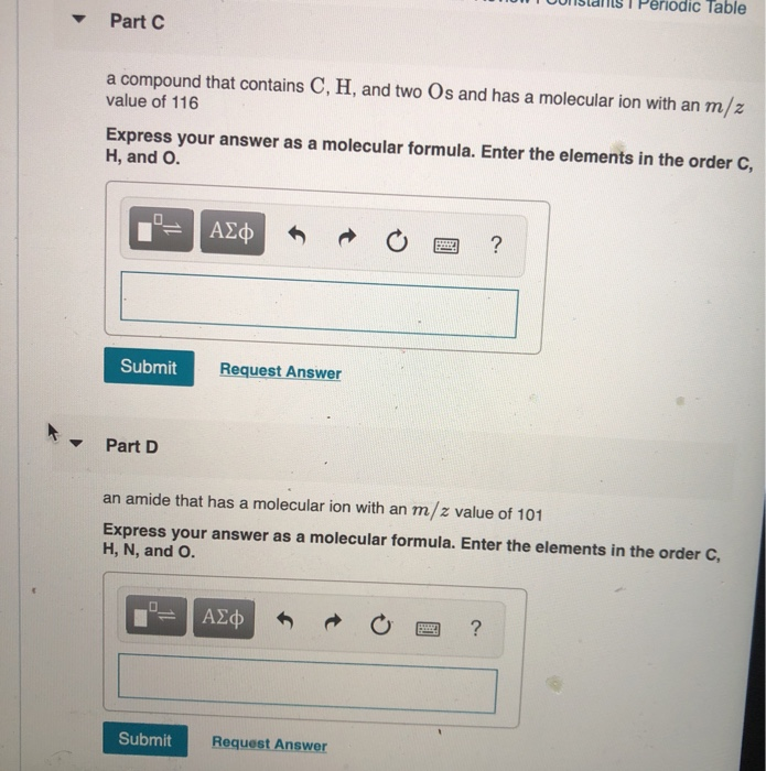 Solved A Revi Determine the molecular formula for each of | Chegg.com