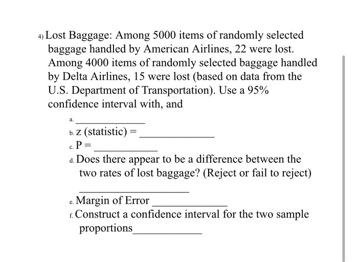 american airlines lost baggage rate