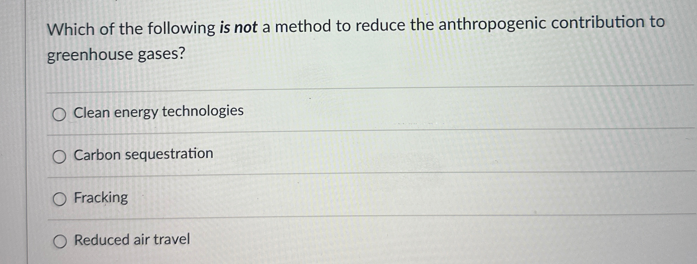 Solved Which of the following is not a method to reduce the | Chegg.com