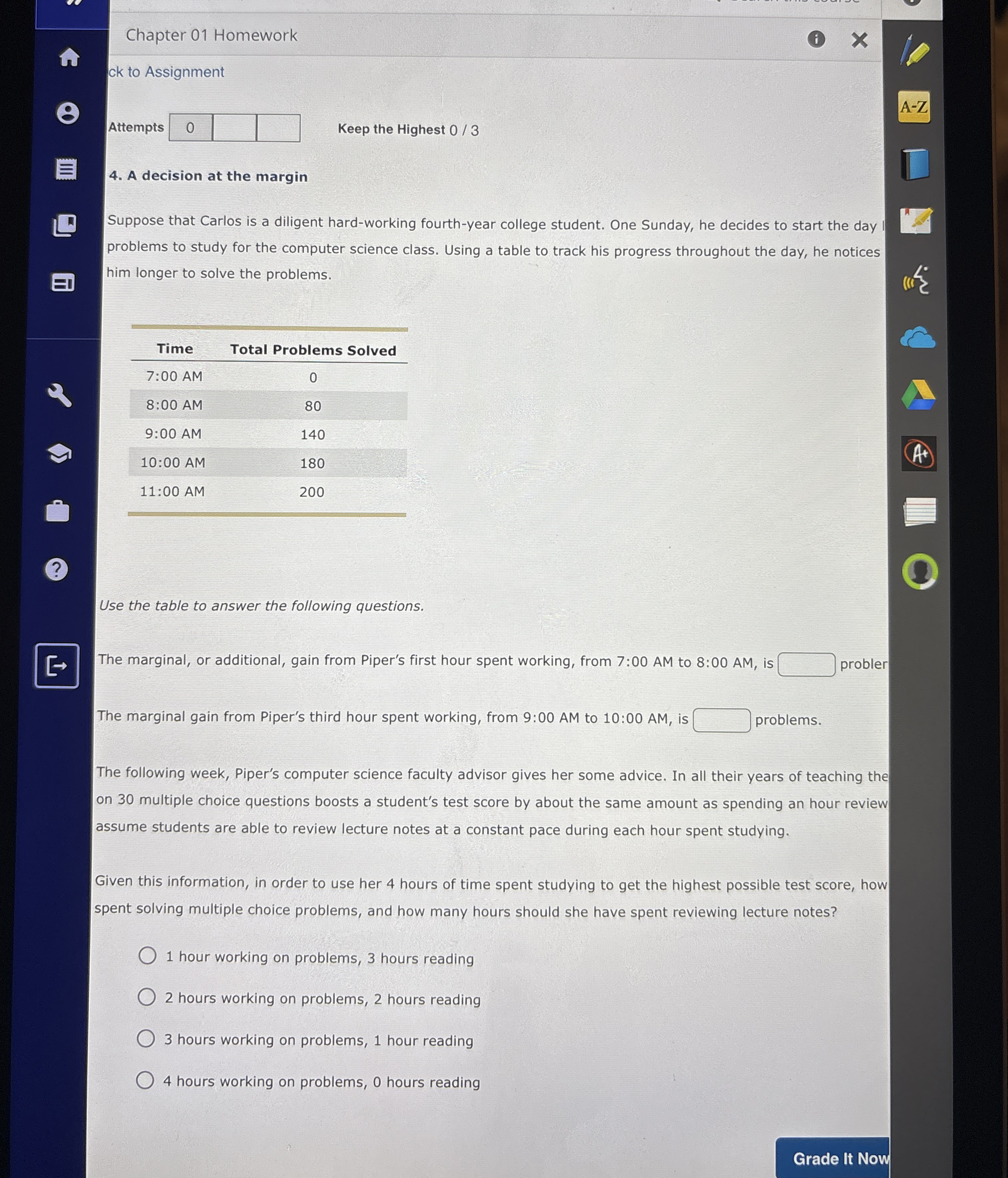 Solved Chapter 01 ﻿Homeworkck to Assignment(i)Attempts | Chegg.com