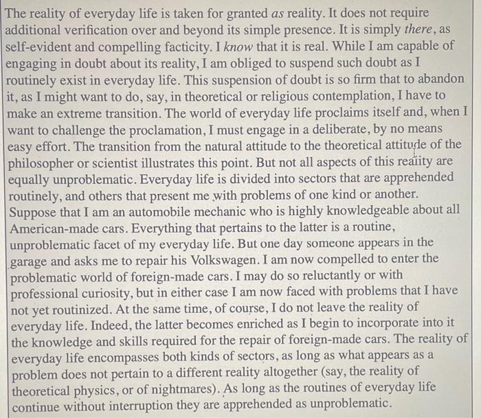 what does peter berger and thomas luckman mean about