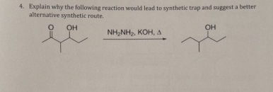 Solved Explain why the following reaction would lead to | Chegg.com
