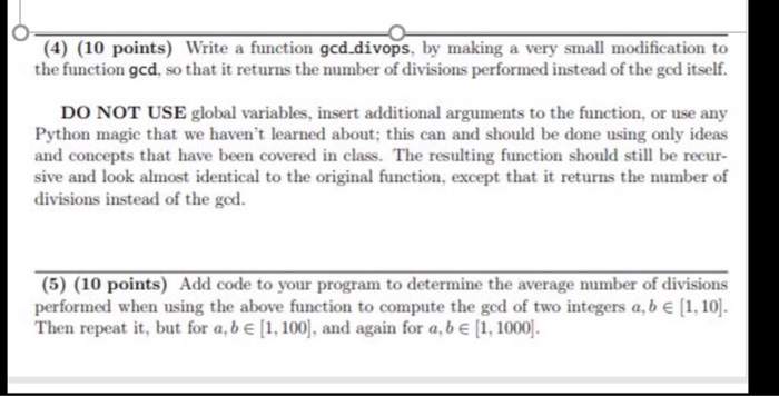 Solved Consider the following Python implementation of the | Chegg.com
