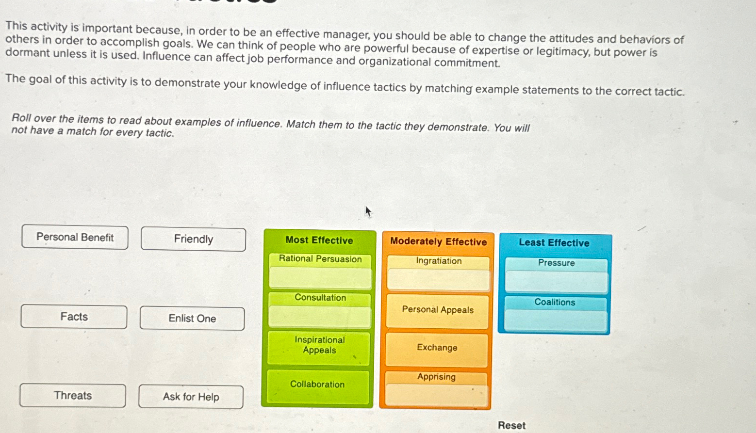 Solved This activity is important because, in order to be an | Chegg.com