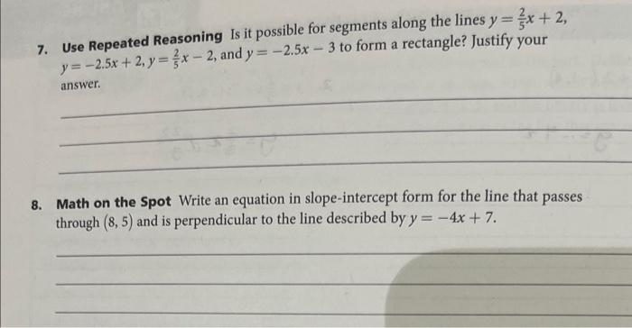 homework and practice 7 3 repeated reasoning answers