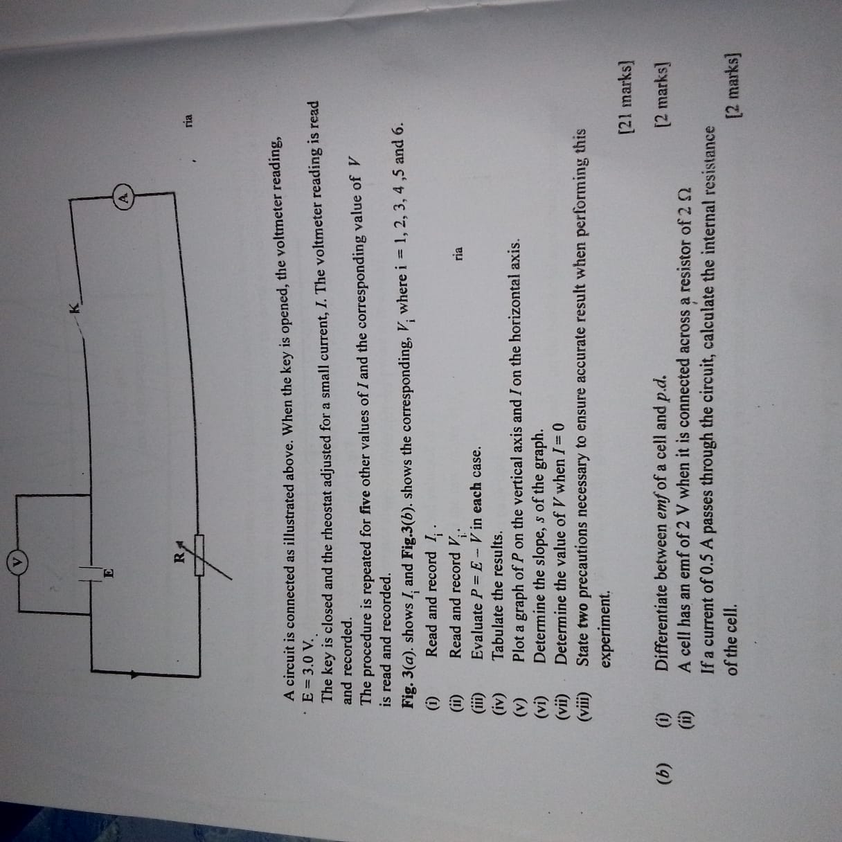 Solved A circuit is connected as illustrated above. When the | Chegg.com