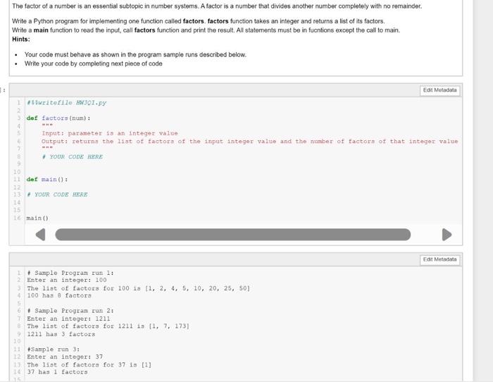 Solved The factor of a number is an essential subtopic in | Chegg.com